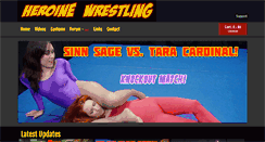 Desktop Screenshot of heroinewrestling.com